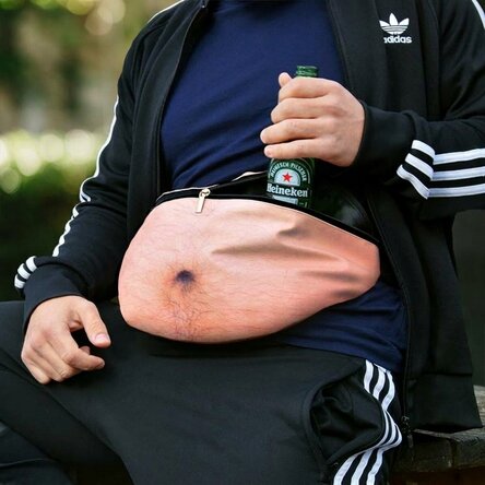 Torba z przedziałem na brzuch