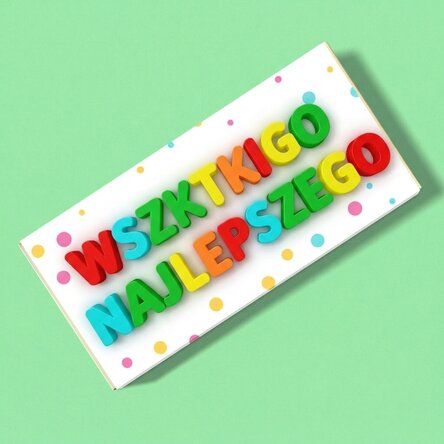 Spersonalizowana czekolada – Wszystkiego najlepszego z okazji urodzin!