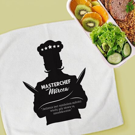 Ręcznik z indywidualnym nadrukiem – Masterchef