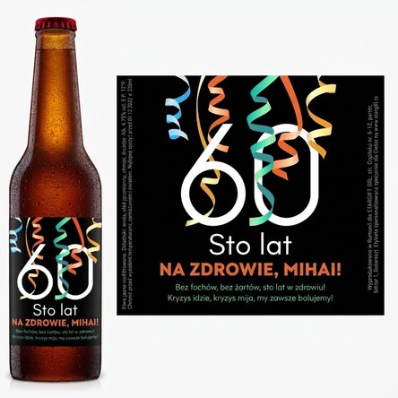 Piwo z indywidualnym nadrukiem – Na zdrowie