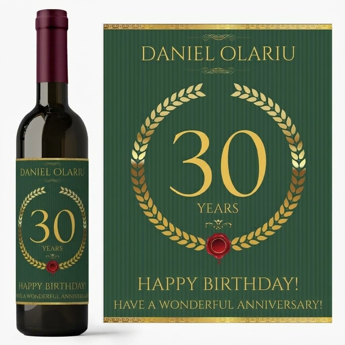 Wino z indywidualnym napisem – Special Gift