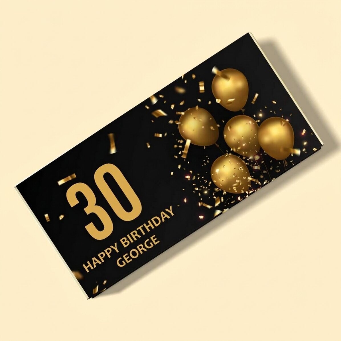 Spersonalizowana czekolada z życzeniami urodzinowymi – Birthday Wish
