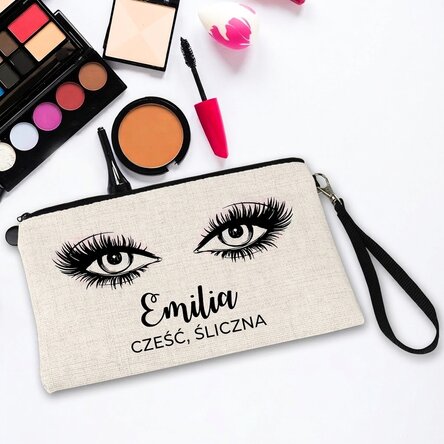 Spodne na kosmetyki z imieniem – Hello gorgeous
