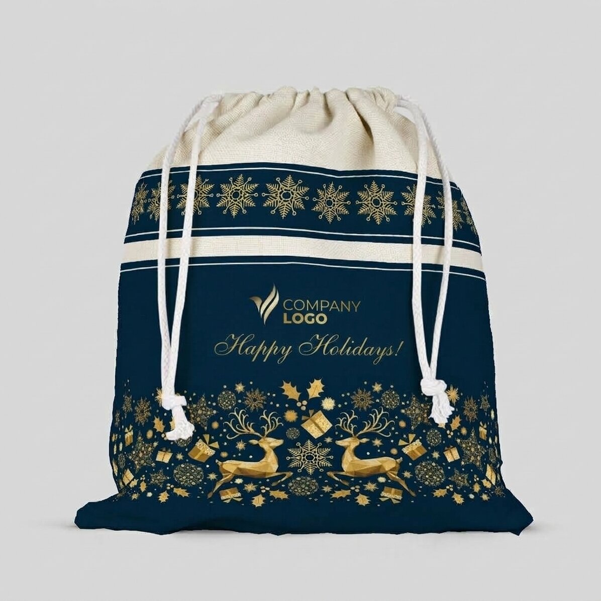 Torba 36 x 39 cm z nadrukowanym logo – Opowieść bożonarodzeniowa