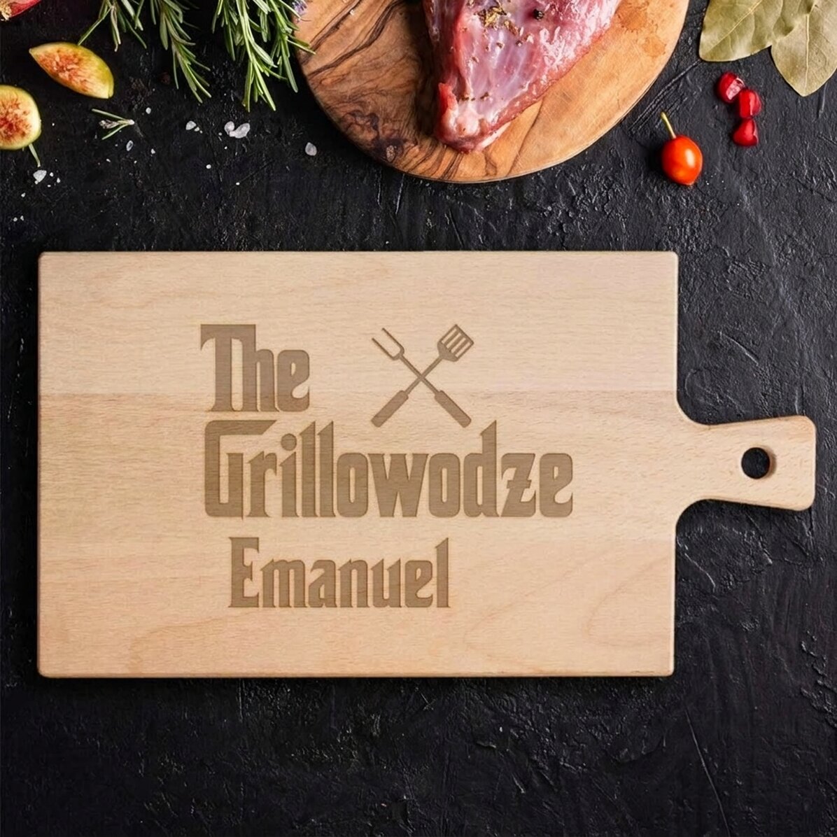 Indywidualnie dostosowana deska do krojenia – The Grillfather
