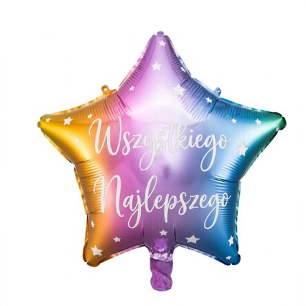 Balonik – zestaw gwiazdek „Happy Birthday”