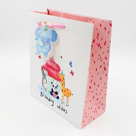 Torba prezentowa – wzór „Birthday wishes”