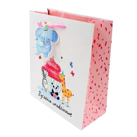 Torba prezentowa – wzór „Birthday wishes”