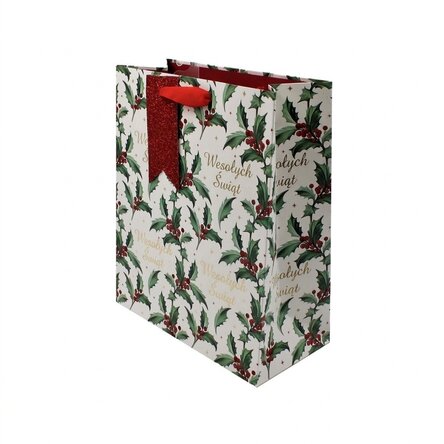 Torba prezentowa – wzór „Merry Christmas”