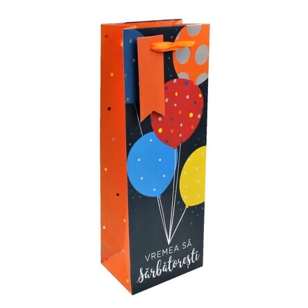 Torba prezentowa na napoje – wzór „Time to celebrate”