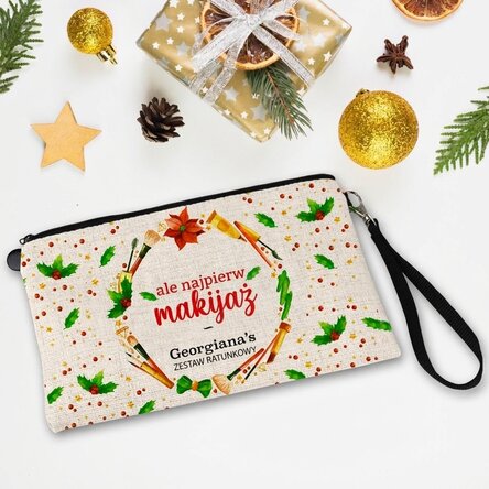 Spersonalizowany zestaw do makijażu z napisem „Survival Kit”
