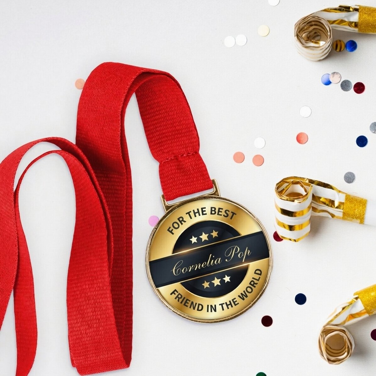 Spersonalizowany medal z napisem – The best