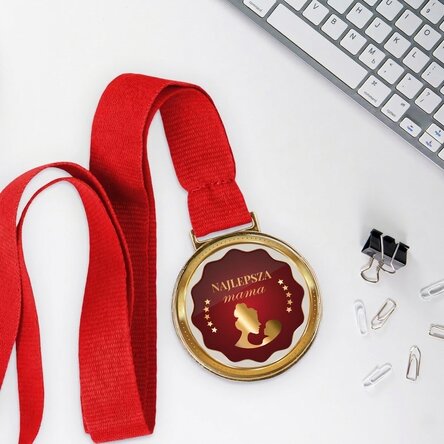 Spersonalizowany medal z napisem – Najlepsza mama