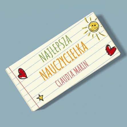 Czekolada z indywidualnym napisem – Najlepsza nauczycielka