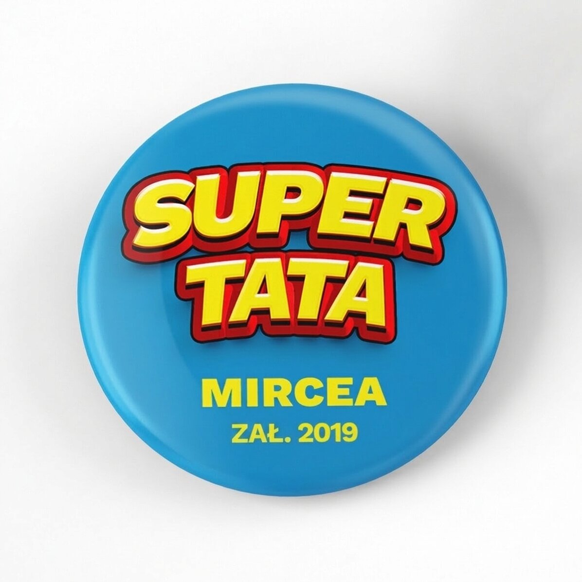 Spersonalizowana plakietka z napisem – Super Tata