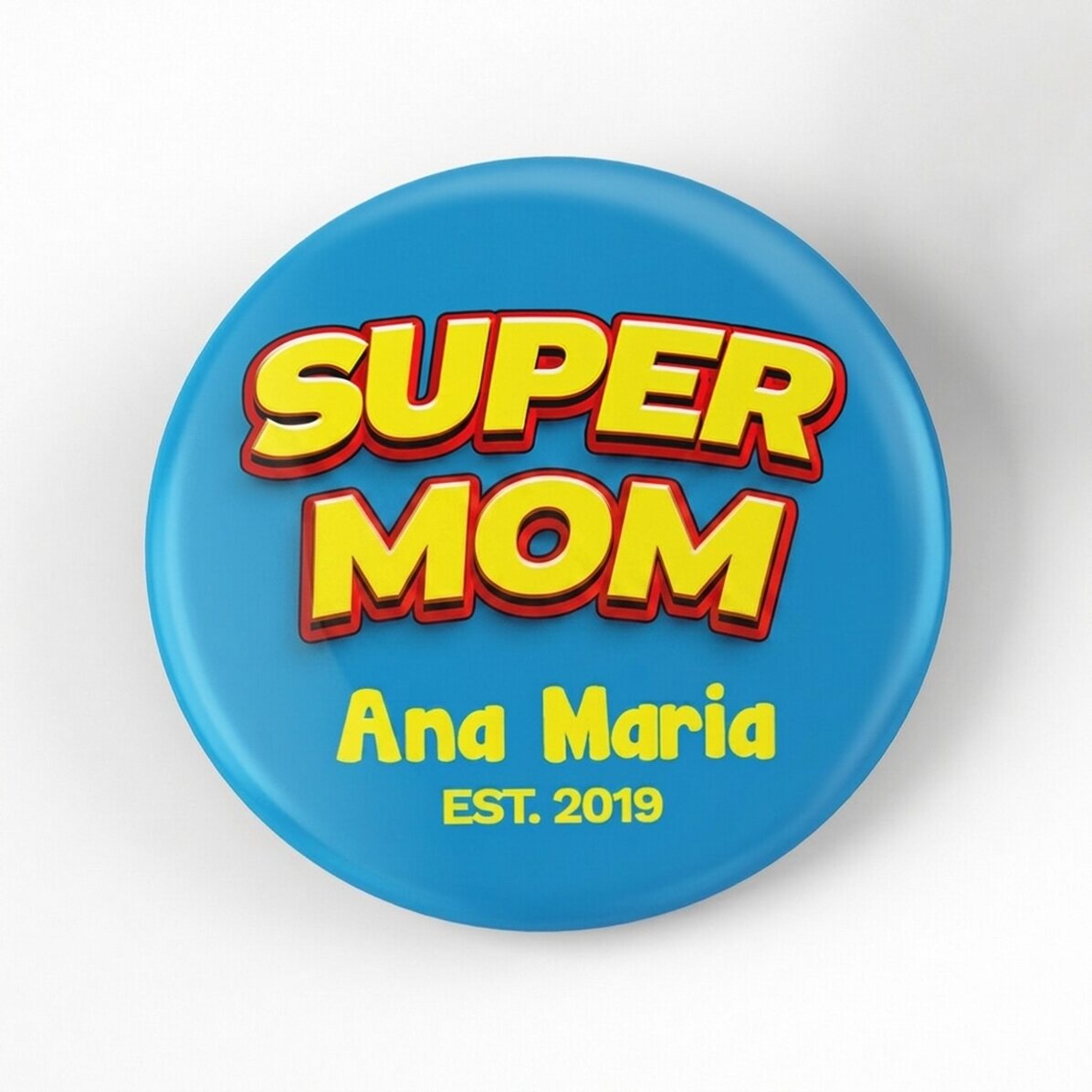 Spersonalizowana plakietka z napisem – Super Mama