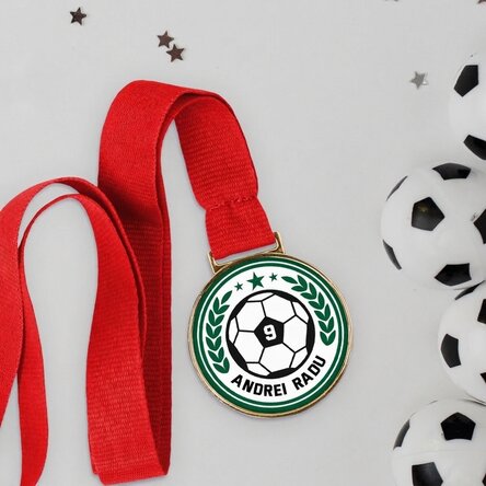 Spersonalizowany medal z napisem – Piłka nożna