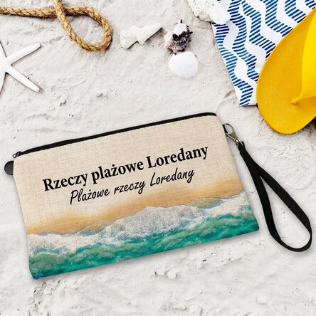 Zestaw akcesoriów z indywidualnym napisem – Akcesoria plażowe