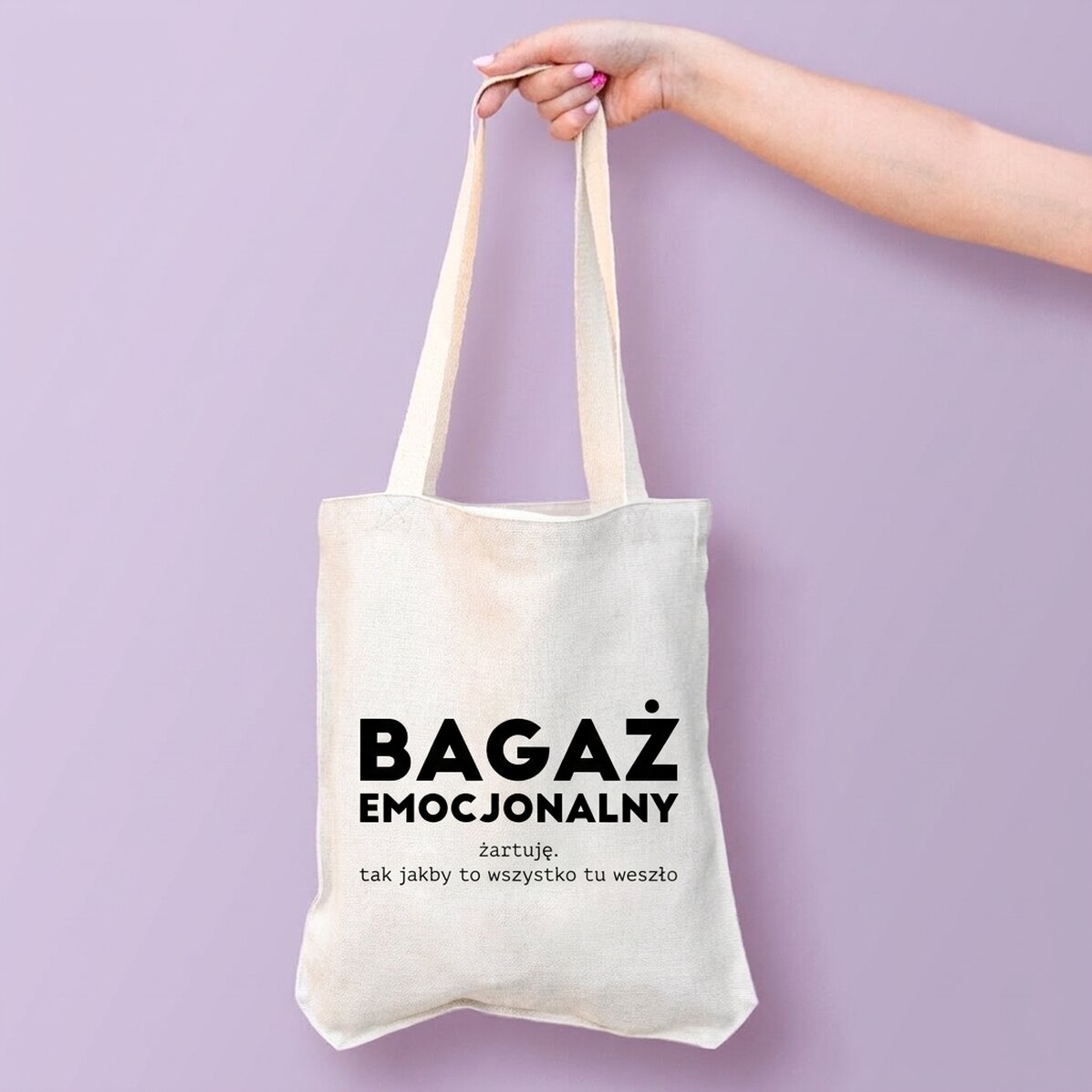Torba z indywidualnym nadrukiem – Emotional Baggage