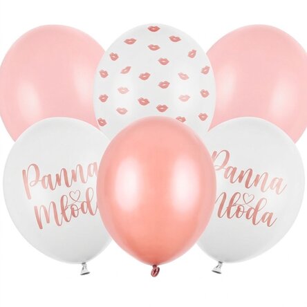 Zestaw balonów w różnych kolorach na wieczór panieński – Bride to be