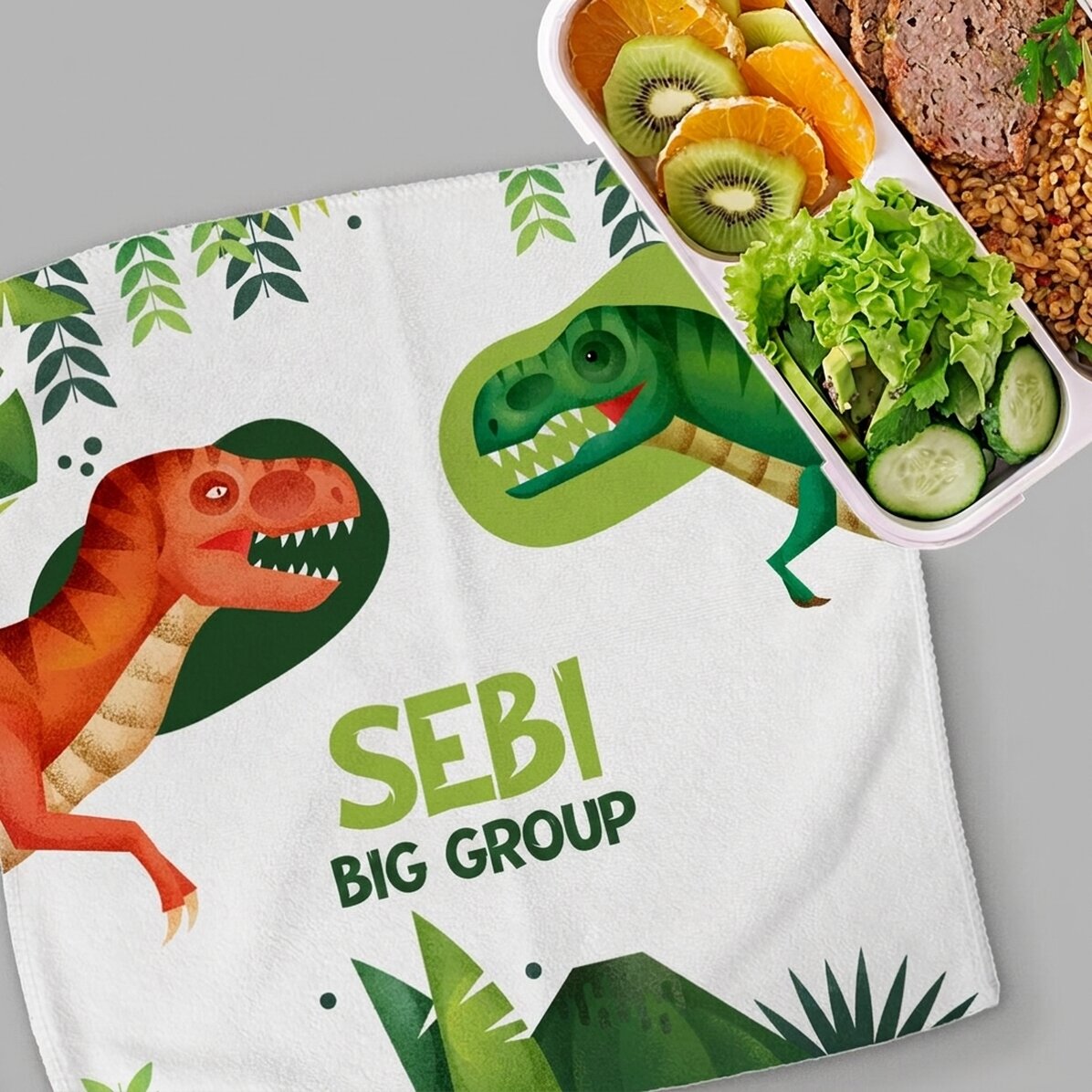 Ręcznik z nadrukiem – Dinozaur T-Rex