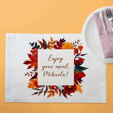 Spodek z indywidualnym napisem – Jesień