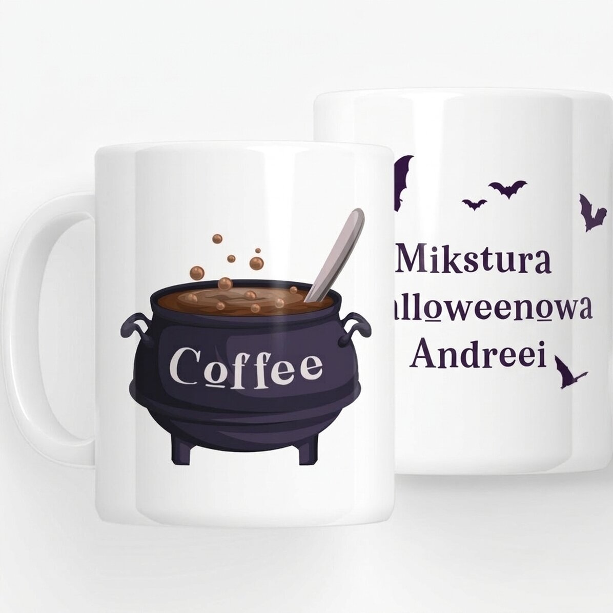 Spersonalizowany kubek z napisem – Halloween Coffee