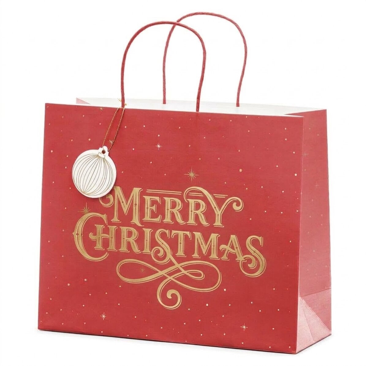 Torba prezentowa – Merry Christmas Red