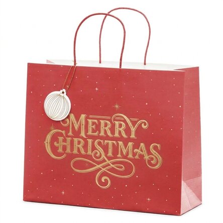 Torba prezentowa – Merry Christmas Red