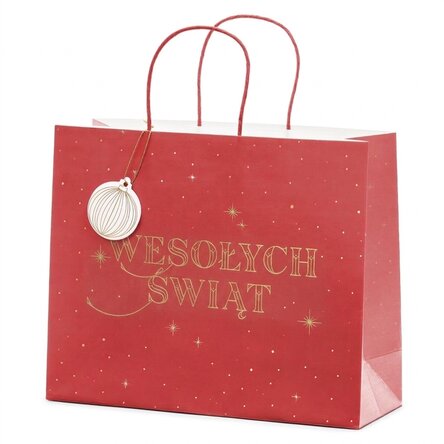 Torba prezentowa – Merry Christmas Red