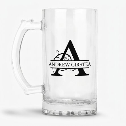 Kufel do piwa z indywidualnym monogramem