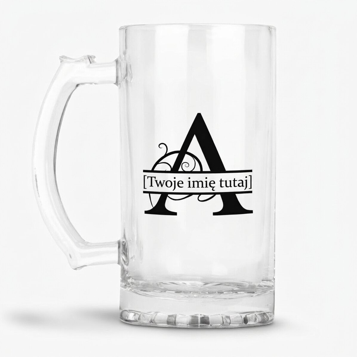 Kufel do piwa z indywidualnym monogramem