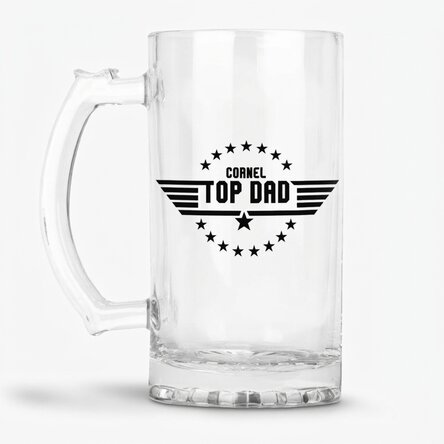 Kufel do piwa z indywidualnym napisem – „Top Dad”