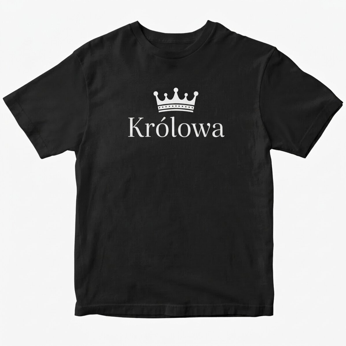 Koszulka bawełniana z indywidualnym nadrukiem – King & Queen