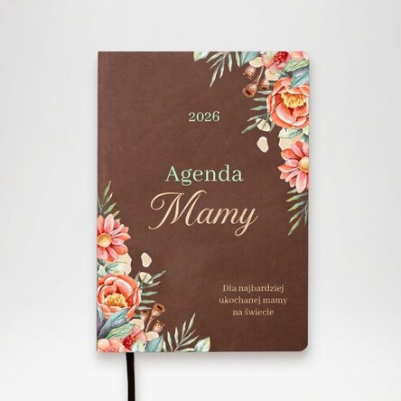 Spersonalizowany, kolorowy notes z napisem dla mamy