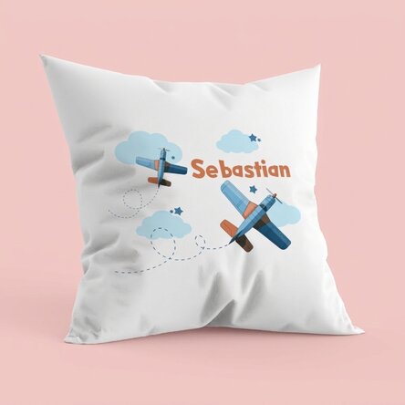 Spersonalizowana poduszka z napisem – Samoloty