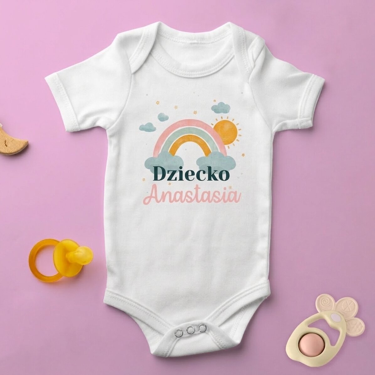 Body dla dzieci z imieniem – Tęcza
