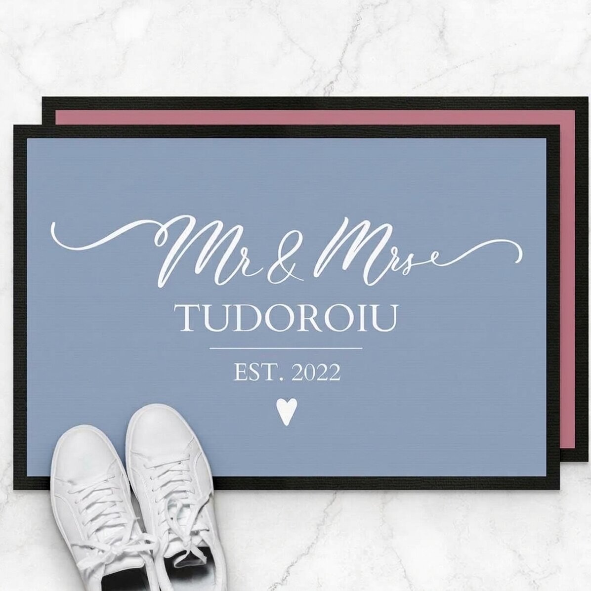 Spersonalizowana wycieraczka z napisem – Mr and mrs