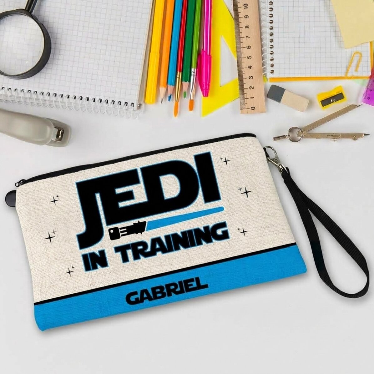 Spodek na akcesoria z imieniem – Jedi w trakcie szkolenia