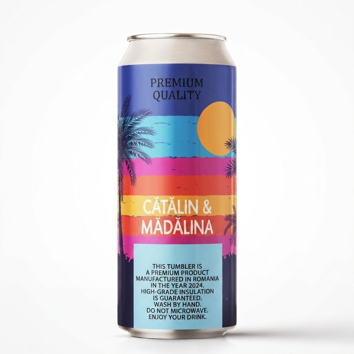 Piwo w puszce z indywidualnym nadrukiem – summer vibes