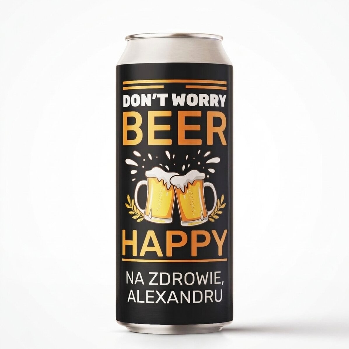 Piwo w puszce z indywidualnym nadrukiem – Cheers to you