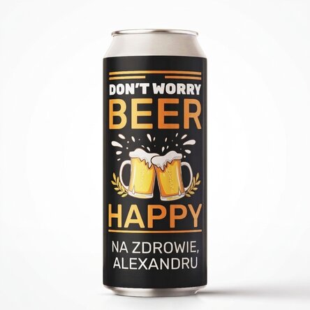 Piwo w puszce z indywidualnym nadrukiem – Cheers to you