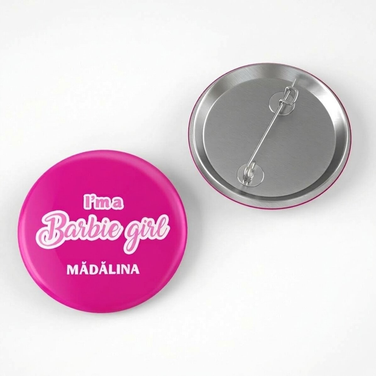 Spersonalizowana plakietka z napisem – Barbie girl