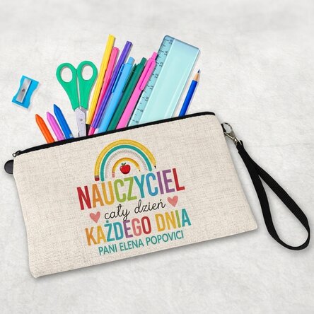 Zestaw dla nauczycieli z indywidualnym napisem – „Teacher all day”