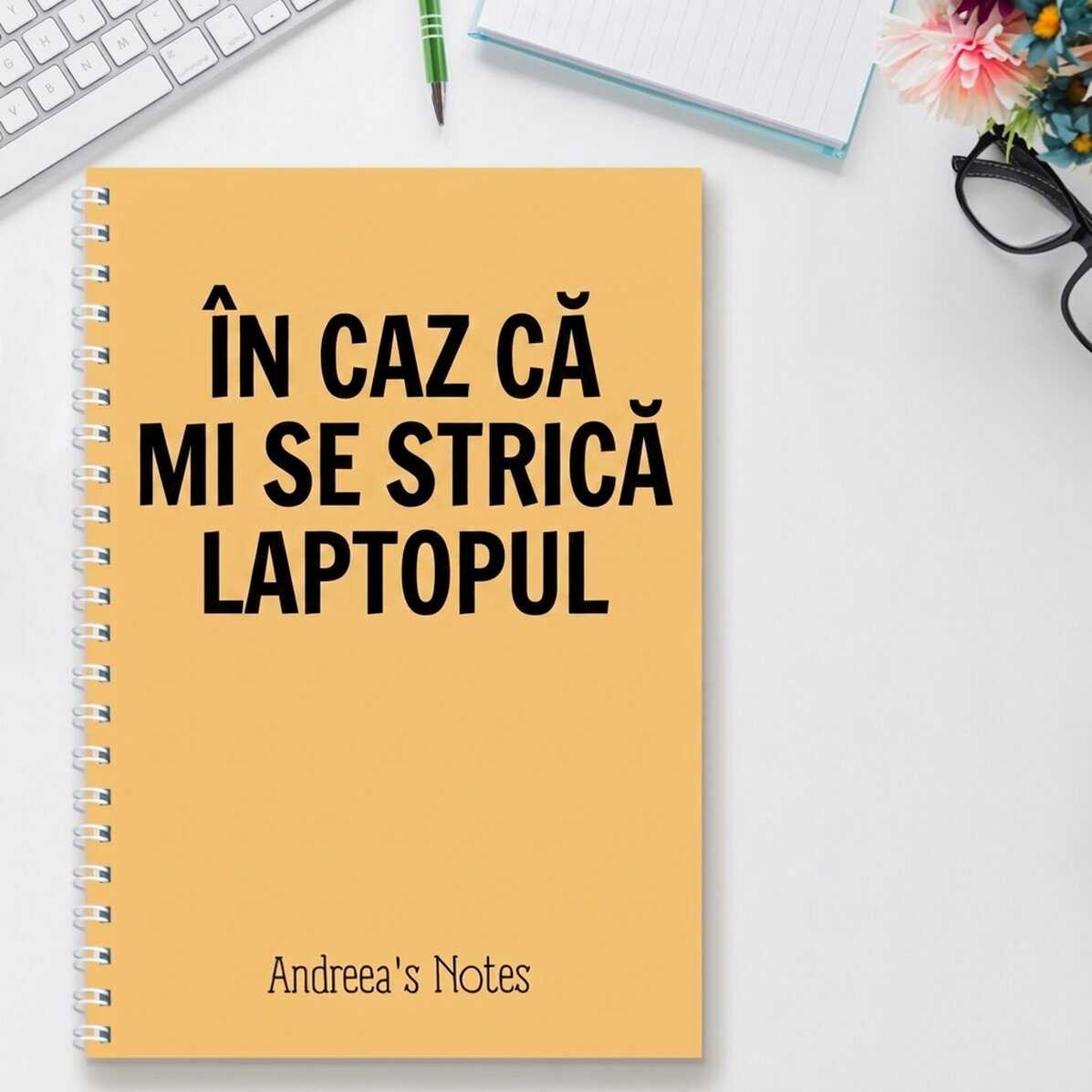 Spis z tekstem na zamówienie – Broken Laptop