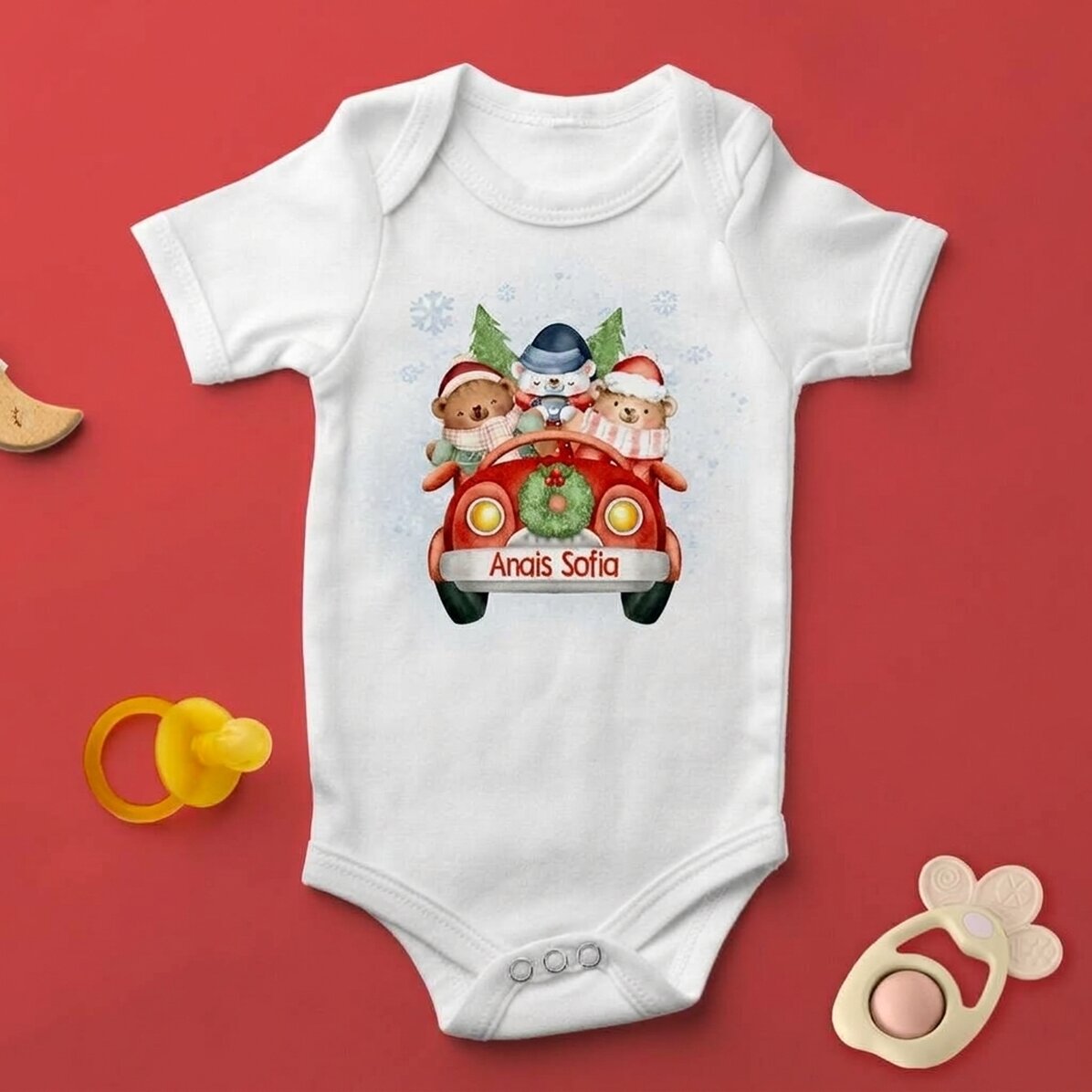 Body dla dzieci z indywidualnym nadrukiem – Christmas