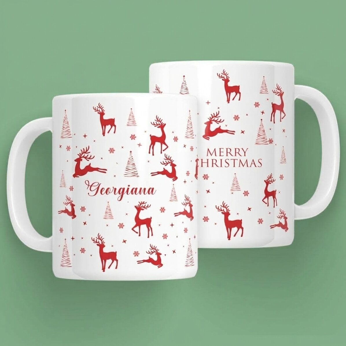 Spersonalizowany kubek z napisem – Christmas