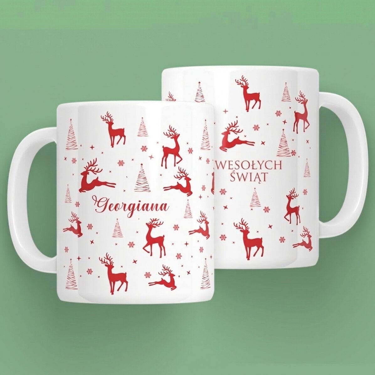 Spersonalizowany kubek z napisem – Christmas