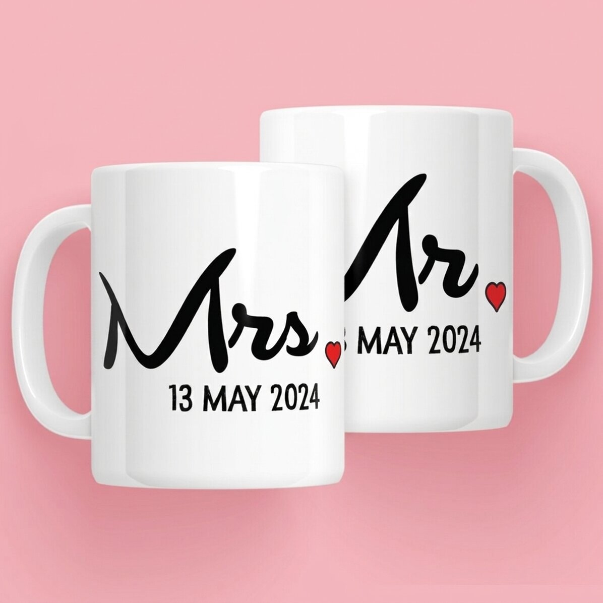 Miski dla pary – „Mrs” i „Mr”