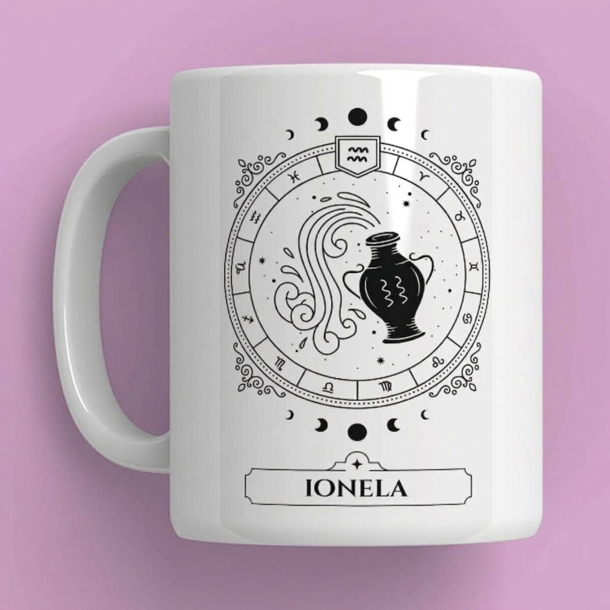 Spersonalizowany kubek z imieniem i znakiem zodiaku – Znaki zodiaku